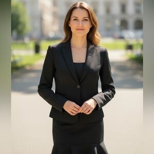 Le Suit Classic Black Blazer